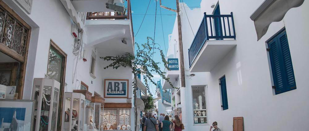 mykonos in summer