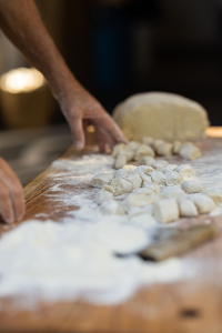 fresh pasta at mykonos mediterraneo